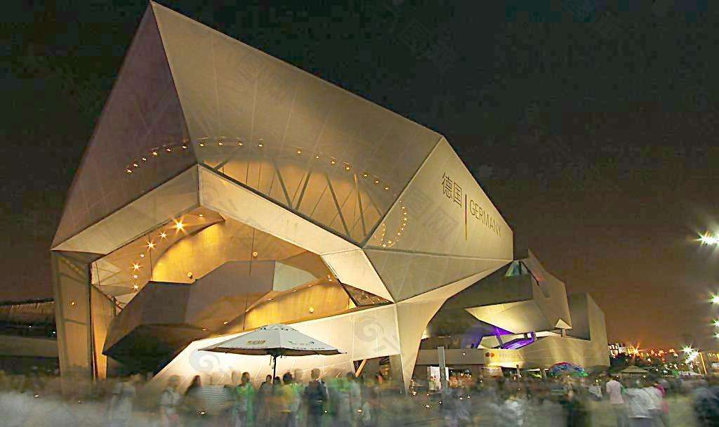 织物幕墙案例"上海世博会德国馆"_行业资讯_智能开合服务商-深圳恒中